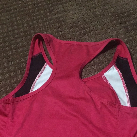 Pink Exercise Razor-back Top - Picture 2 of 2